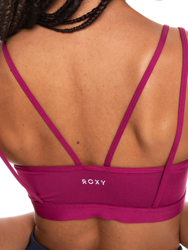 5 Feel Like Me - Low Support Sports Bra for Women Pink ERJKT03863 Roxy