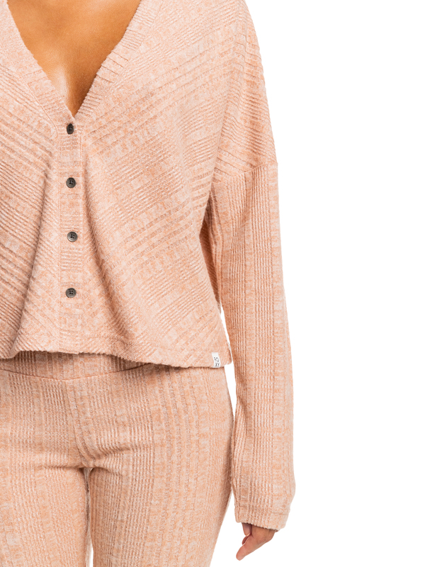 2 Lazy Day - Cardigan for Women Brown ERJKT03907 Roxy