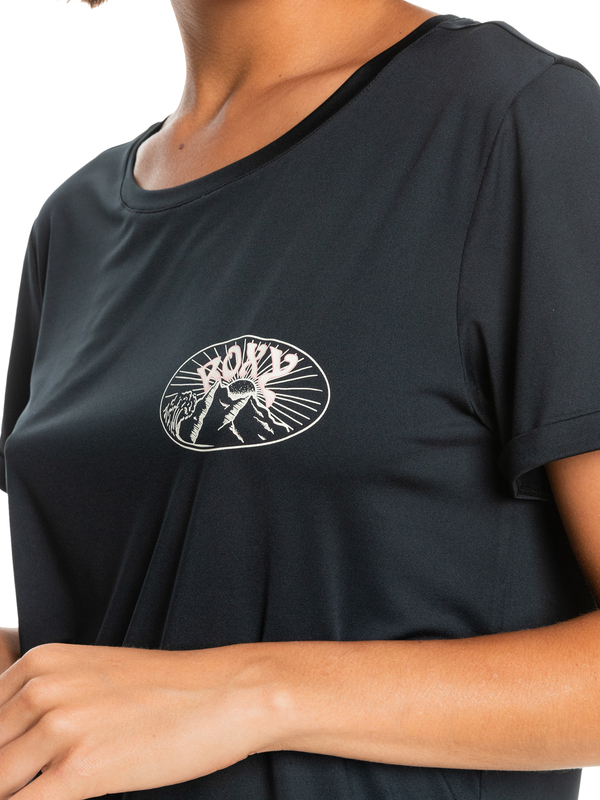 2 Sunday With A View - T-shirt de sport pour Femme Noir ERJKT03922 Roxy