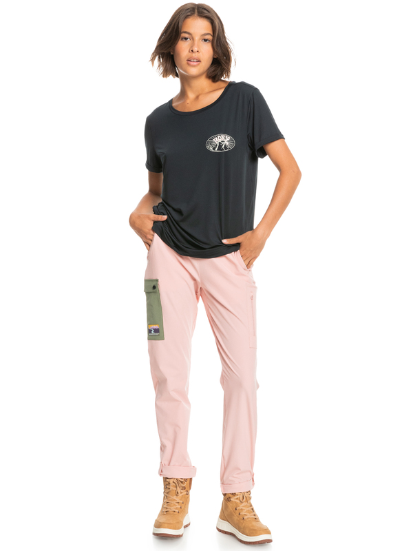 3 Sunday With A View - T-shirt de sport pour Femme Noir ERJKT03922 Roxy