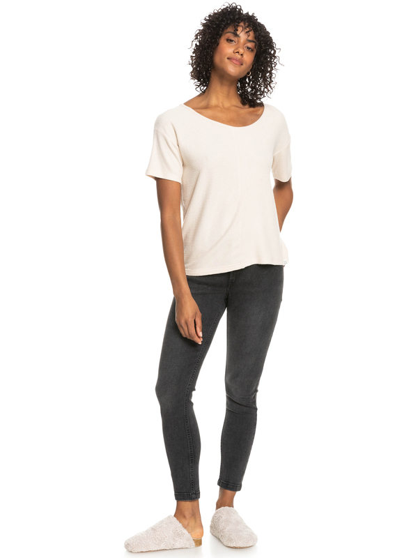 8 Go Your Way Top - Top côtelé oversize pour Femme  ERJKT03945 Roxy