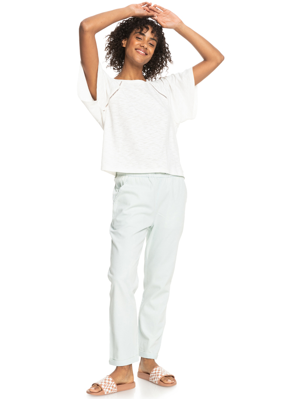 2 Time On My Side - Short Sleeve Top for Women White ERJKT03974 Roxy