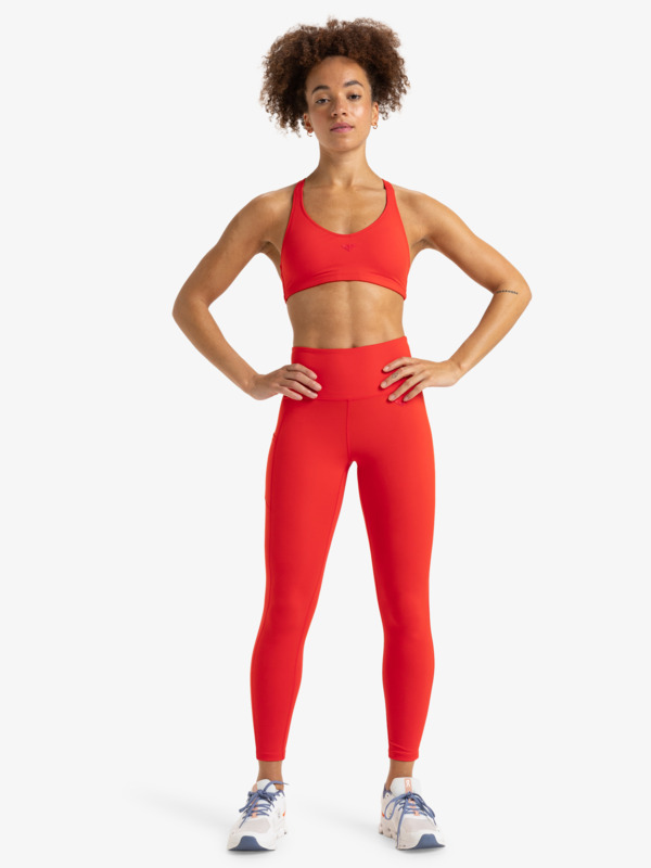 4 Heart Into It - Sports Bra for Women Red ERJKT03982 Roxy