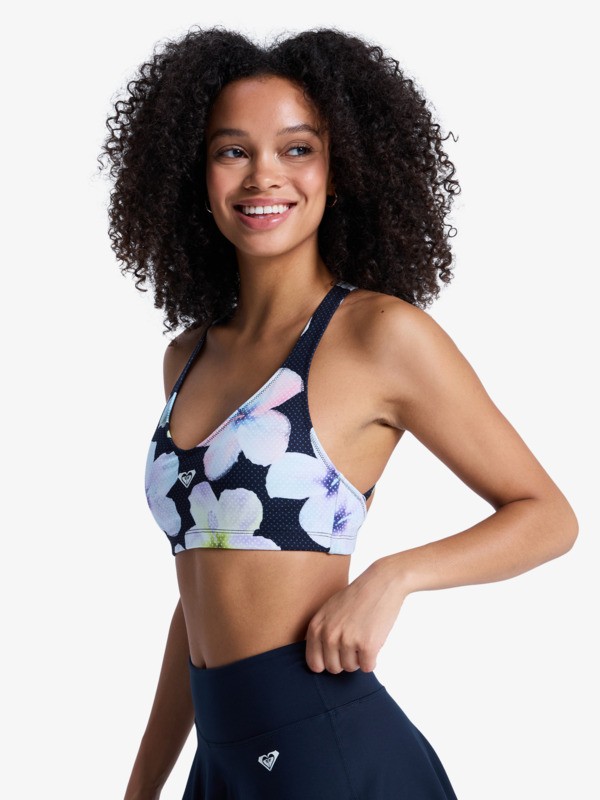 1 Heart Into It Pt - Sport-BH f&uuml;r Frauen Schwarz ERJKT04012 Roxy