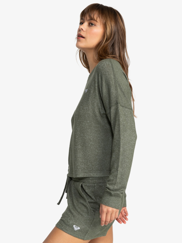 1 Saturdaze Cosy - Haut manches longues pour Femme Vert ERJKT04164 Roxy