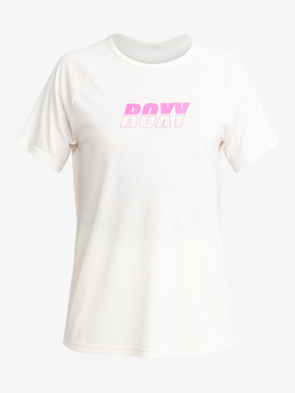 10 Everyday Flow  - Technical T-shirt for Women Beige ERJKT04168 Roxy