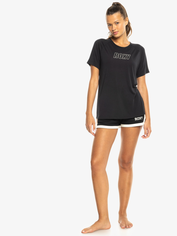 3 Everyday Flow  - Funktions-T-Shirt für Frauen Schwarz ERJKT04168 Roxy