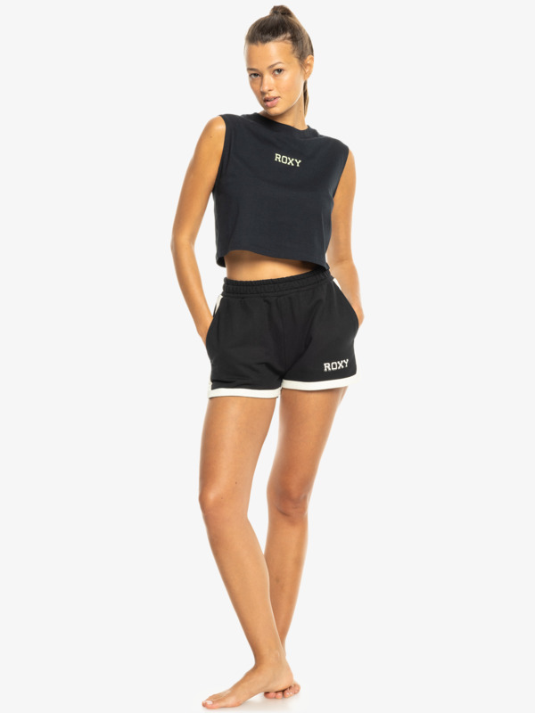 8 Essential Energy - Boxy Sport Tank for Women Black ERJKT04176 Roxy