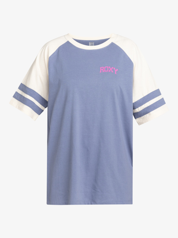 5 Essential Energy - T-shirt de sport à manches courtes pour Femme Bleu ERJKT04177 Roxy