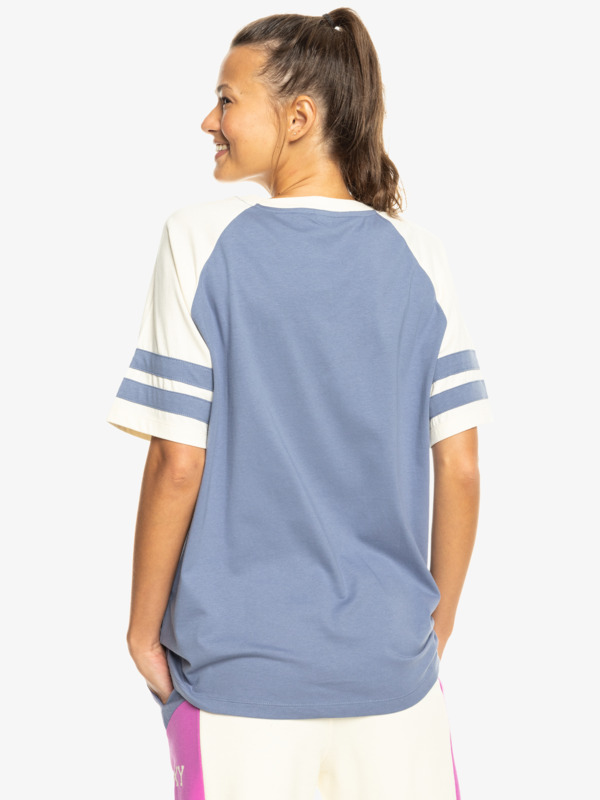 4 Essential Energy - T-shirt de sport à manches courtes pour Femme Bleu ERJKT04177 Roxy