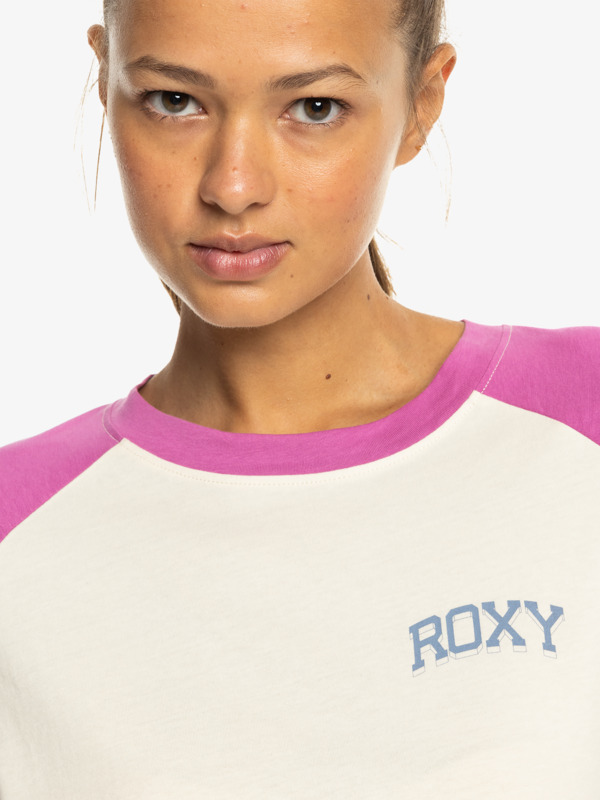 2 Essential Energy - T-shirt de desporto de mangas curtas para Mulher Pink ERJKT04177 Roxy