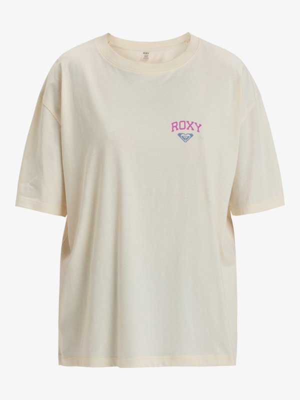 5 Essential Energy - Camiseta deportiva de manga corta para Mujer Beige ERJKT04179 Roxy