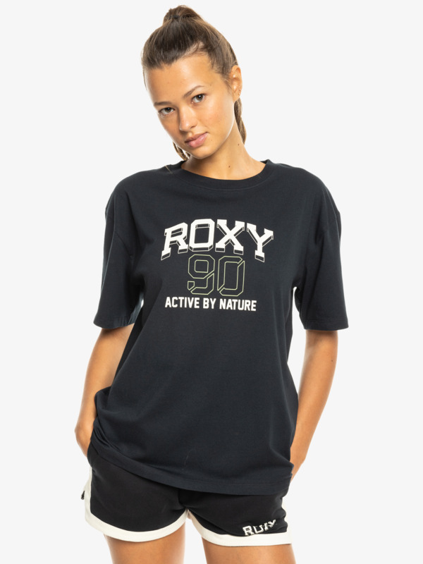 0 Essential Energy - Sportshirt met Lange Mouw voor Dames Black ERJKT04179 Roxy