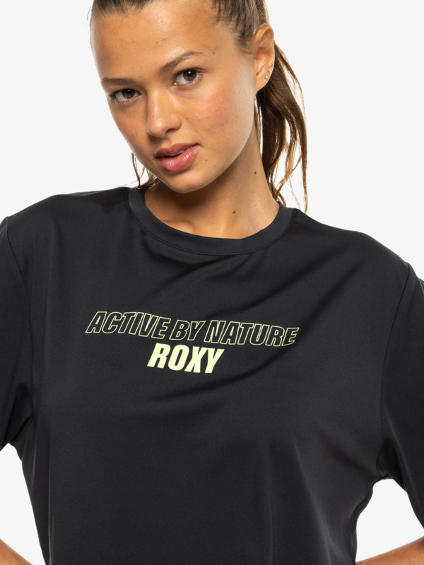 8 Beach Bound - Short Sleeves Cropped T-shirt for Women Black ERJKT04182 Roxy