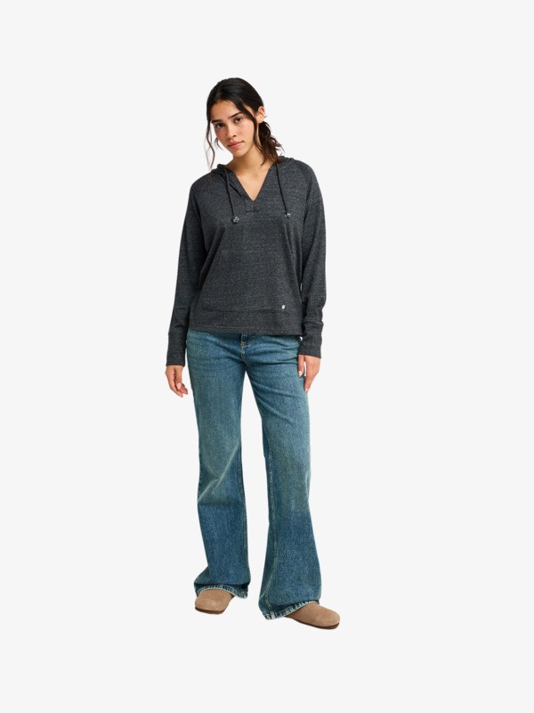 4 Destination Surf - Kapuzenpulli für Frauen Schwarz ERJKT04187 Roxy