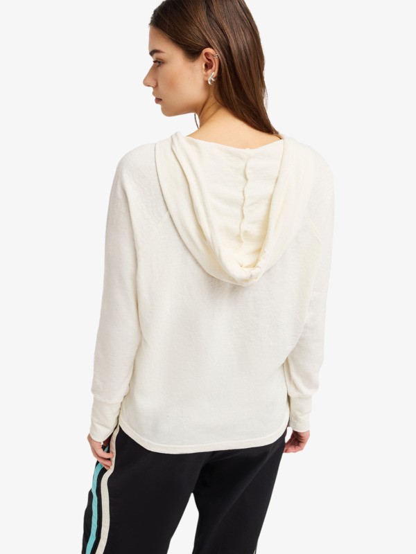 5 Destination Surf - Hoodie for Women White ERJKT04187 Roxy