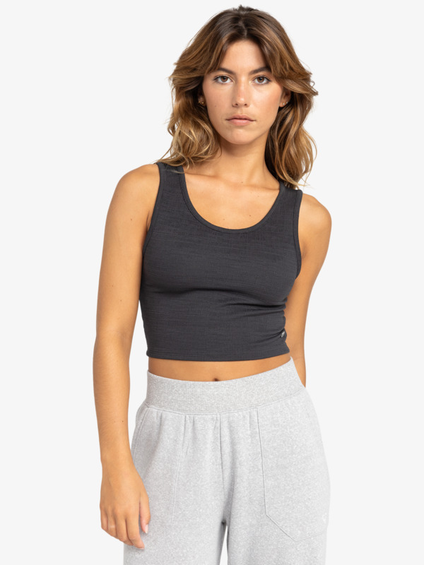 6 Good Keepsake - Crop Top voor Dames Black ERJKT04189 Roxy