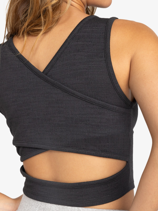 8 Good Keepsake - Crop Top voor Dames Black ERJKT04189 Roxy