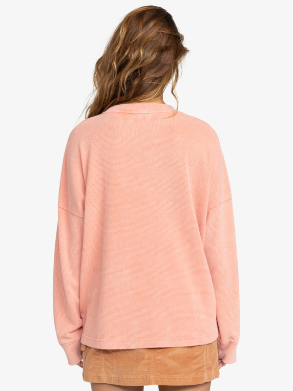 9 East Side - Top met Lange Mouw voor Dames Pink ERJKT04191 Roxy