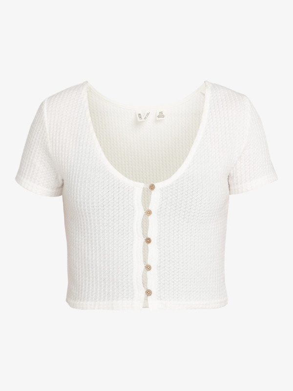 4 Born With It - Crop Top für Frauen Weiss ERJKT04196 Roxy