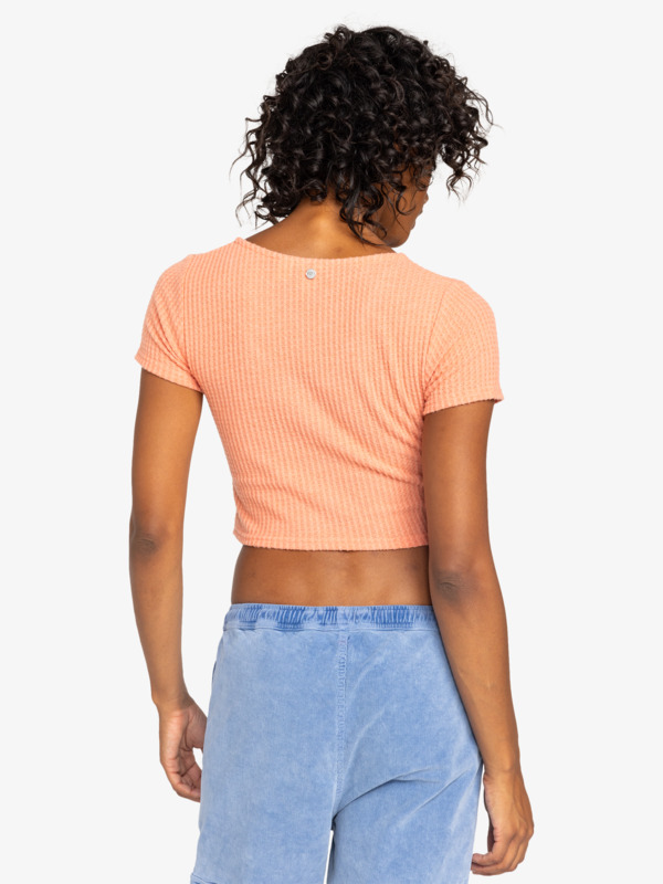 8 Born With It - Top curto para Mulher Pink ERJKT04196 Roxy