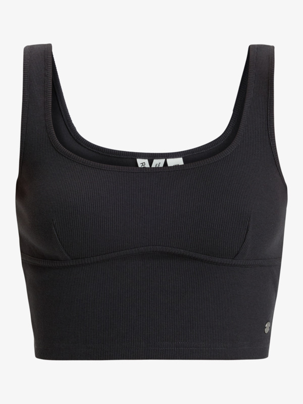 5 Pretty Please - Tank Crop Top for Women Black ERJKT04212 Roxy