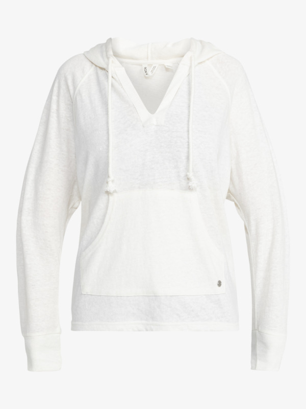 9 Destination Surf - Sweat à capuche pour Femme Blanc ERJKT04221 Roxy