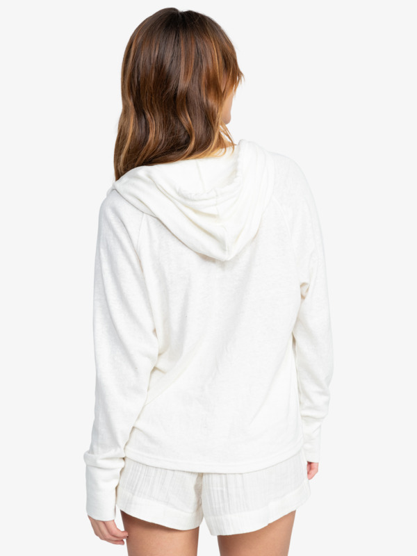 8 Destination Surf - Sweat à capuche pour Femme Blanc ERJKT04221 Roxy