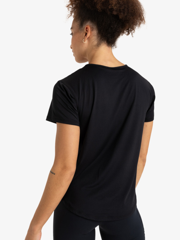 3 Bold Moves 2.0 - Short Sleeves Technical T-shirt for Women Black ERJKT04247 Roxy