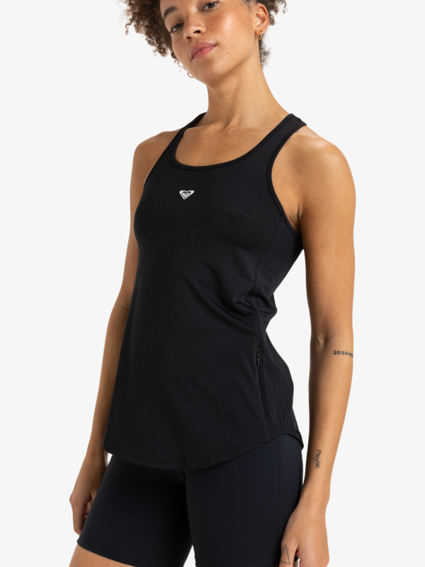 1 Bold Moves 2.0 - Technische Tanktop voor Dames Black ERJKT04248 Roxy