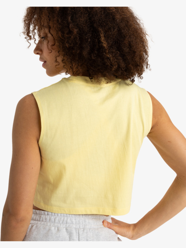 4 Essential Energy - Top corto da Donna Yellow ERJKT04274 Roxy