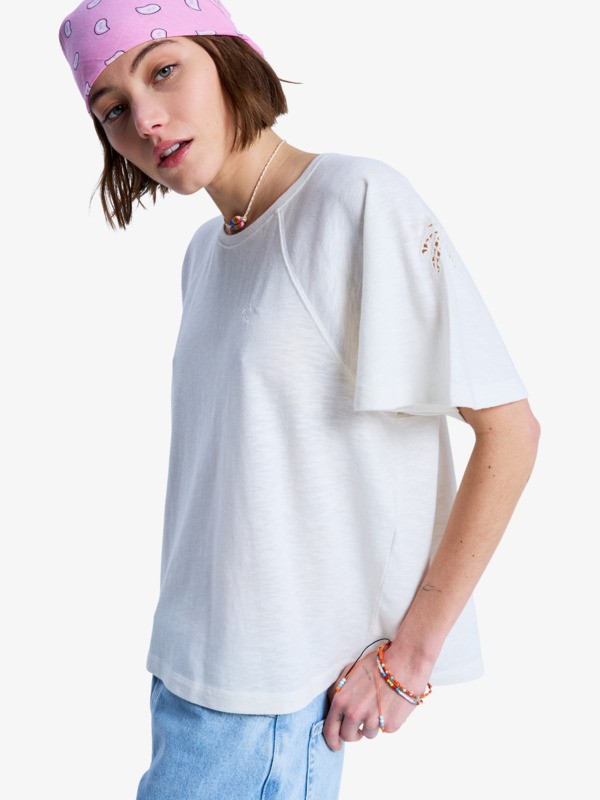 1 Time For Palm Tree - T-Shirt für Frauen Weiss ERJKT04275 Roxy