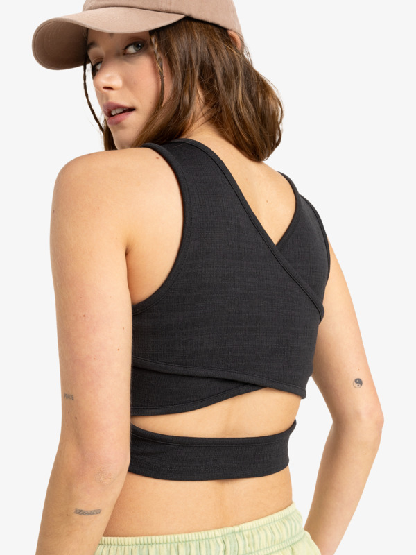 3 Good Keepsake - Crop Top voor Dames Black ERJKT04279 Roxy