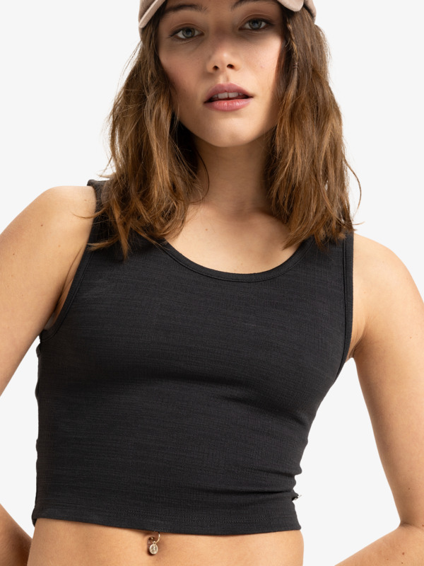 0 Good Keepsake - Crop Top voor Dames Black ERJKT04279 Roxy