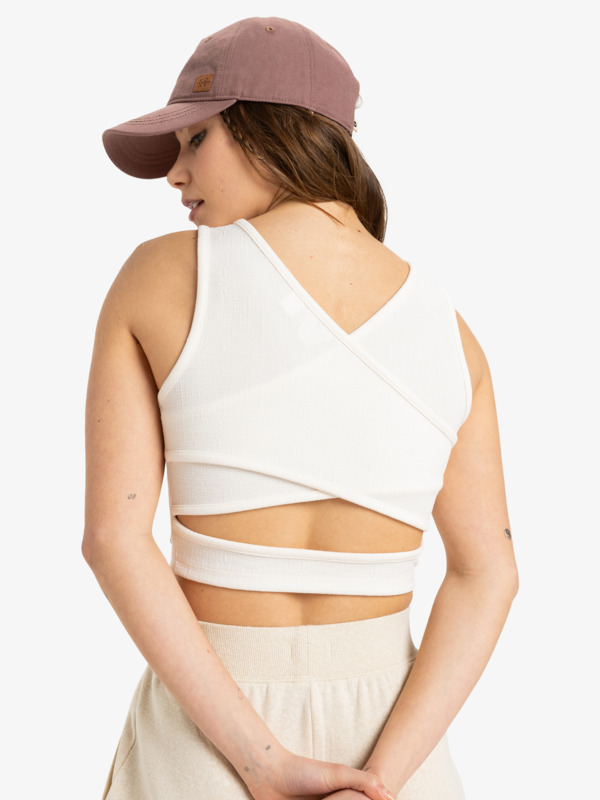 3 Good Keepsake - Crop Top voor Dames White ERJKT04279 Roxy