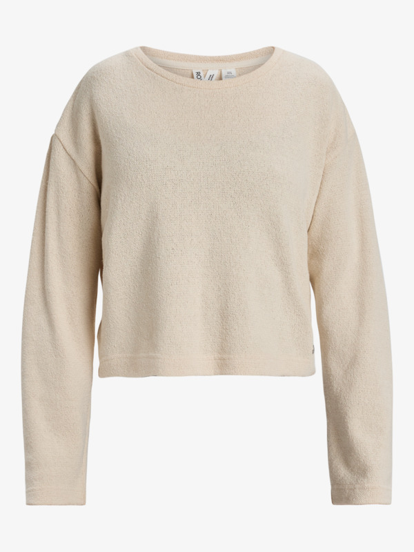 8 Stay - Sweatshirt mit Rundhalsausschnitt für Frauen Beige ERJKT04283 Roxy