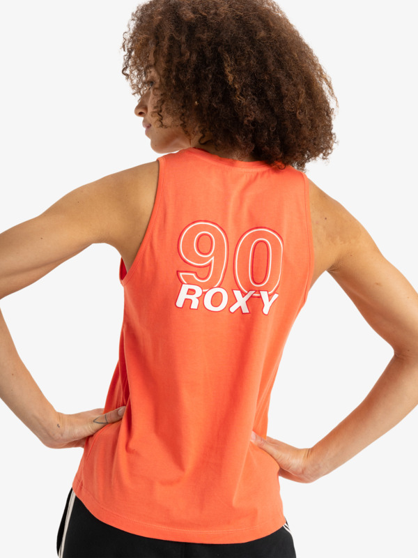 3 Essential Energy - Camiseta Deportiva Sin Mangas para Mujer Naranja ERJKT04287 Roxy