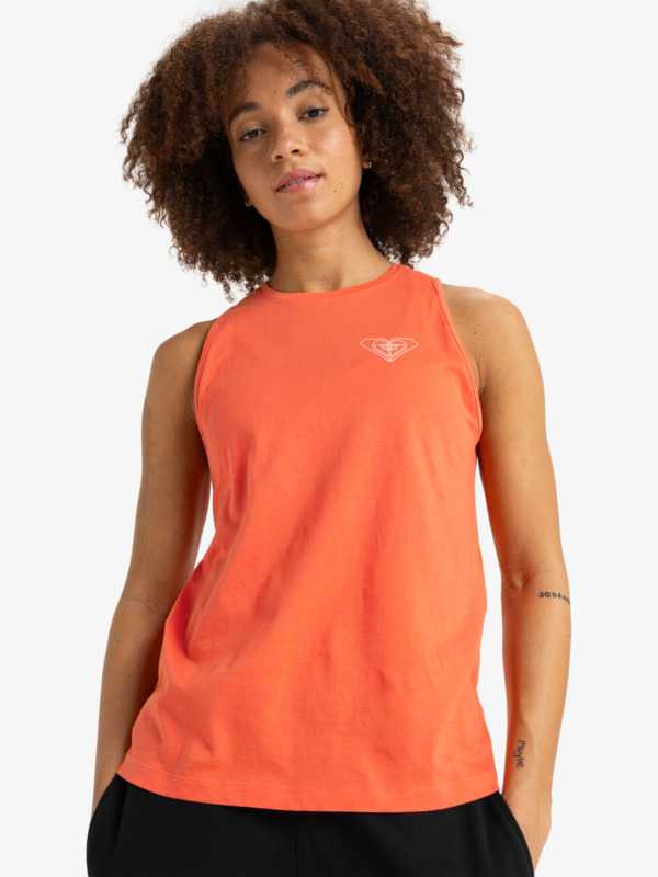 0 Essential Energy - Camiseta Deportiva Sin Mangas para Mujer Naranja ERJKT04287 Roxy