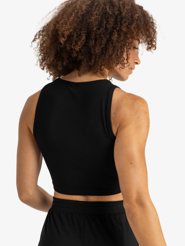 4 Rise & Vibe - Débardeur de sport pour Femme Noir ERJKT04303 Roxy