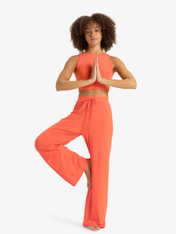 4 Rise & Vibe - Canotta sportiva da Donna Orange ERJKT04303 Roxy