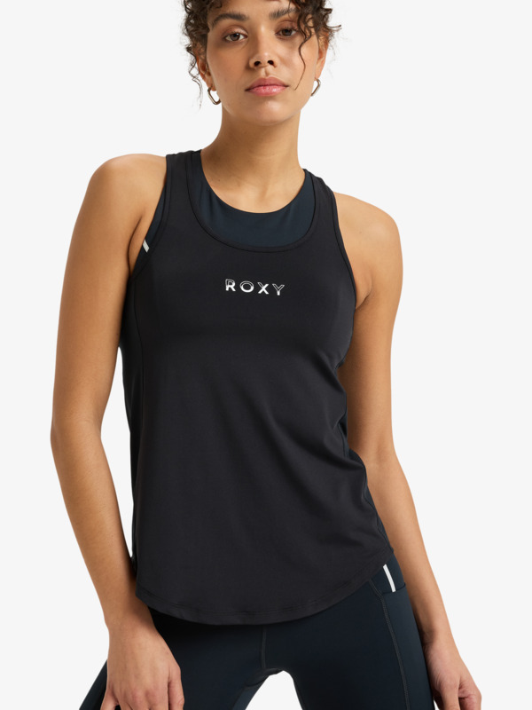 0 Bold Moves 2.0 - Camiseta técnica sin mangas para Mujer Negro ERJKT04319 Roxy