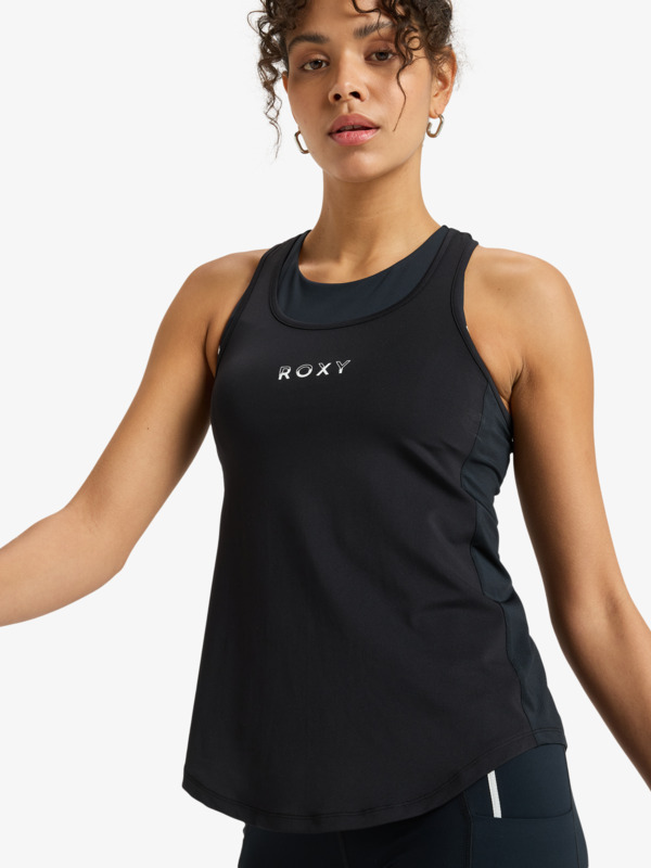 1 Bold Moves 2.0 - Funktions-Tanktop für Frauen Schwarz ERJKT04319 Roxy