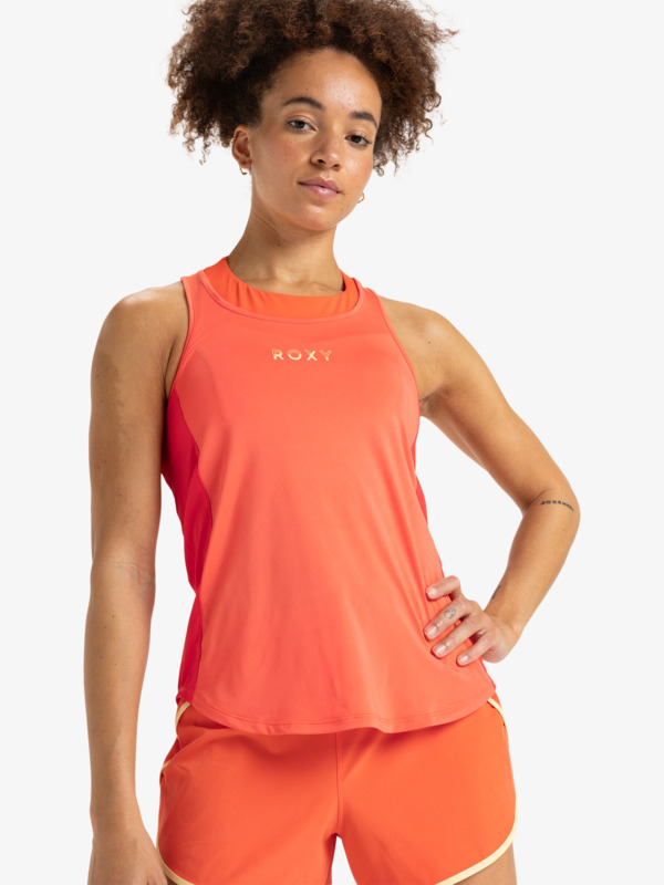 0 Bold Moves 2.0 - Camiseta técnica sin mangas para Mujer Naranja ERJKT04319 Roxy