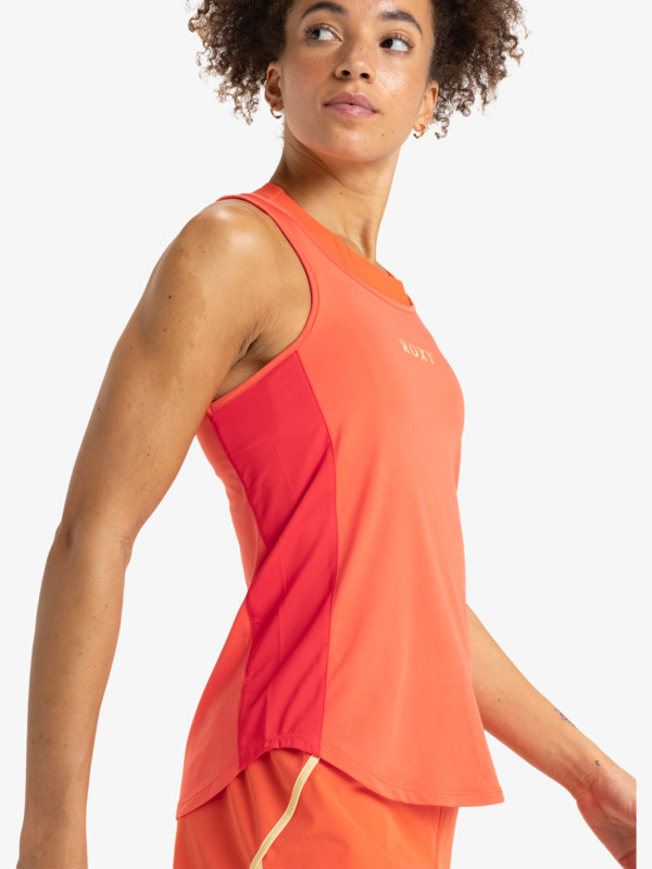 1 Bold Moves 2.0 - Funktions-Tanktop für Frauen Orange ERJKT04319 Roxy