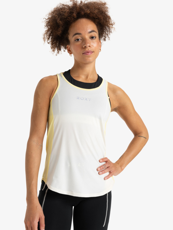 0 Bold Moves 2.0 - Technical Tank for Women White ERJKT04319 Roxy