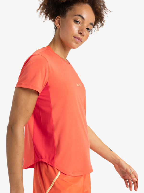 1 Bold Moves 2.0 - T-shirt à manches courtes pour Femme Orange ERJKT04320 Roxy