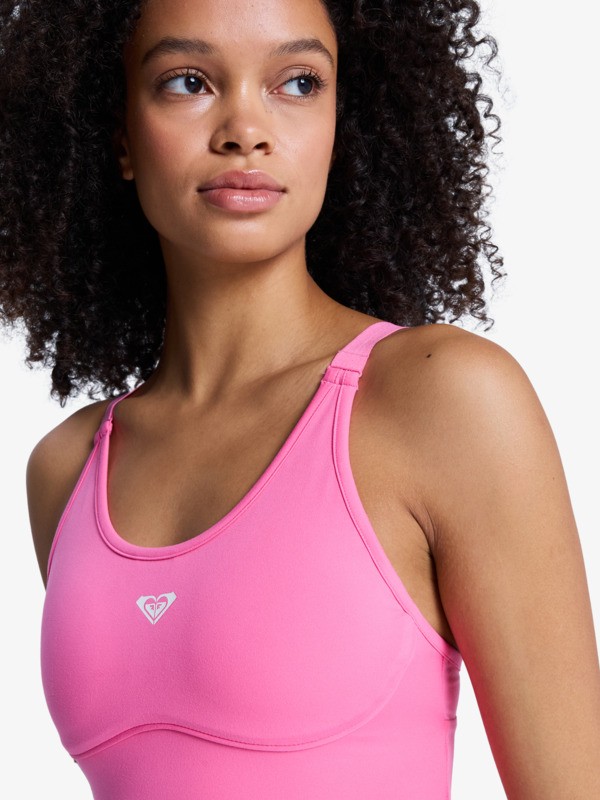 2 Heart Into It Attitude - Sport-BH f&uuml;r Frauen Rosa ERJKT04326 Roxy
