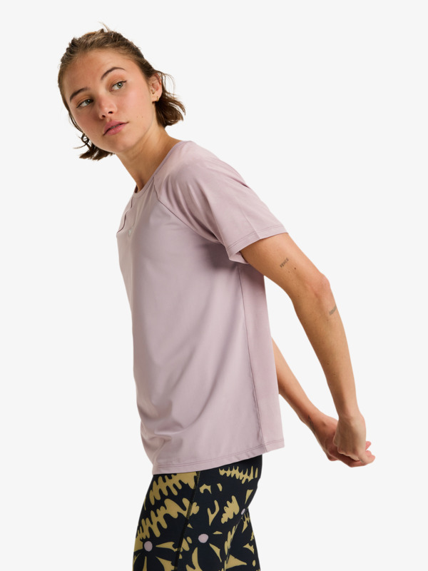 1 Move Free Mesh - T-shirt technique pour Femme Violet ERJKT04327 Roxy