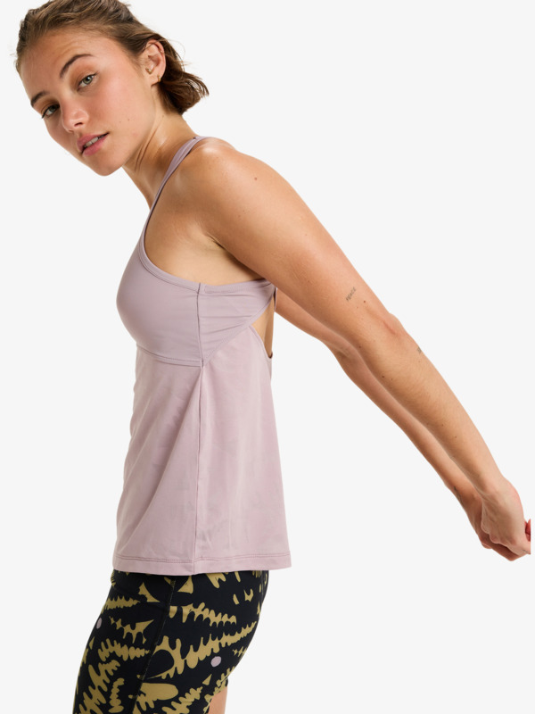 1 Move Free Mesh - Technical Tank for Women Purple ERJKT04328 Roxy
