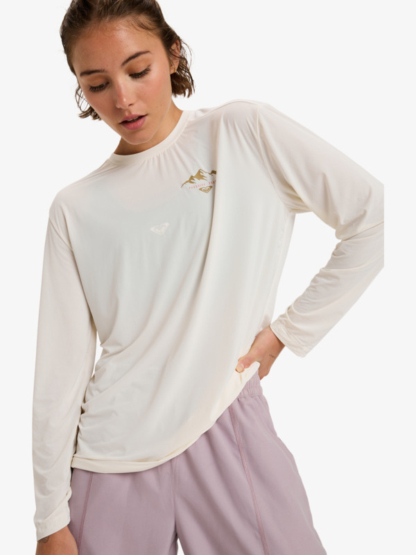 7 Boundless Spirit 2 - Camiseta técnica de manga larga para mujer Blanco ERJKT04329 Roxy
